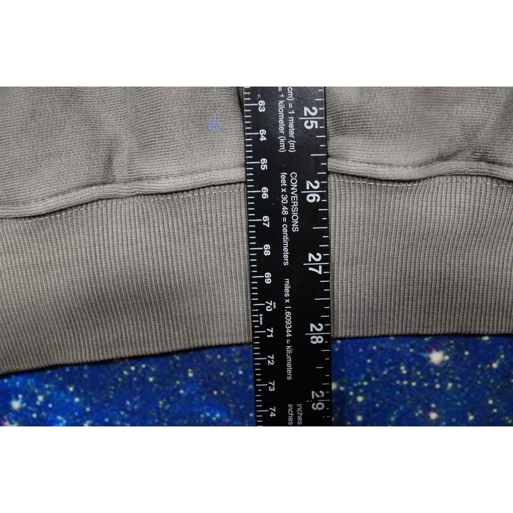 Loiter Anime Samurai Hoodie Mens Large Gray Graphic Pullover Fleece Pocket - Picture 9 of 10